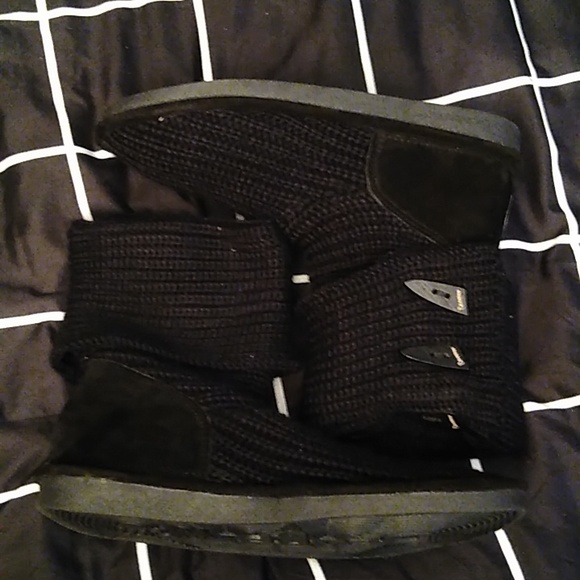 12 Bear Paw Sweater Boots - Picture 3 of 4